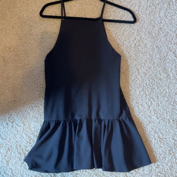 Pixie Market New York Drop Waist Black Dress Small - Picture 1 of 3